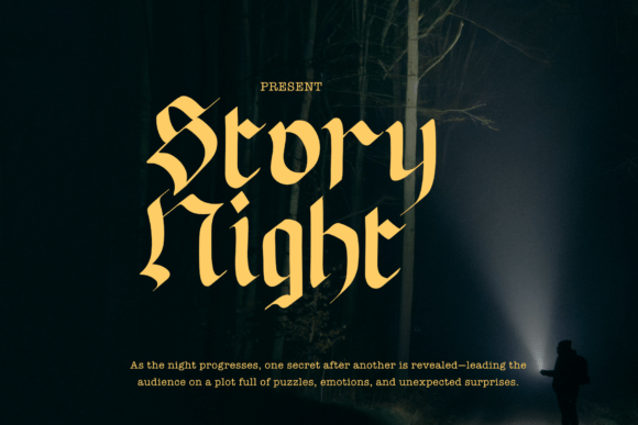 Black Sultanah Font - Preview 1