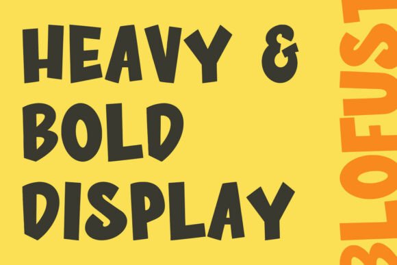 Blofust Font - Preview 5