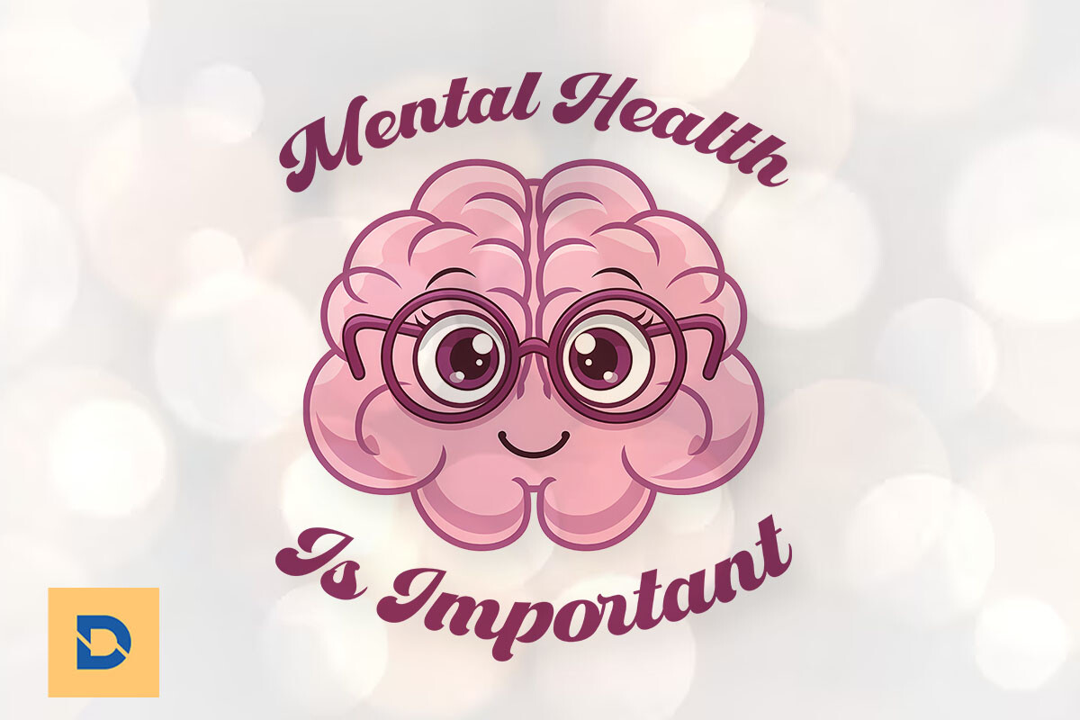 Brain Mental Health Sublimation PNG Graphic by DaFlowerChild · Creative ...