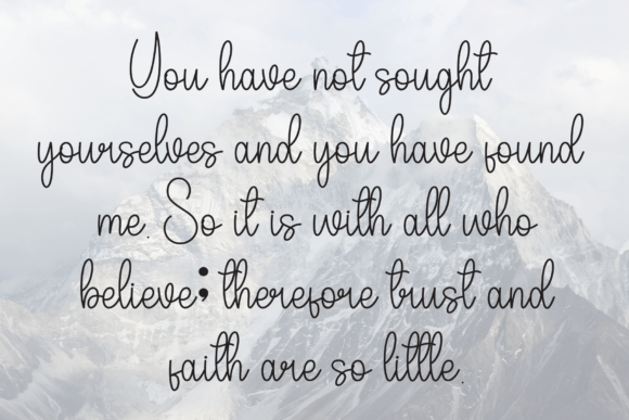 Charming Background Font - Preview 5