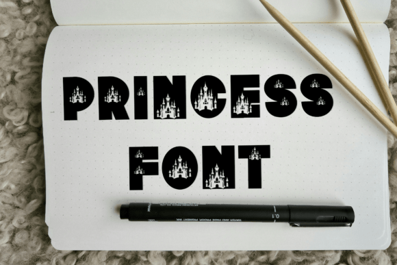 Disney Castle Font - Preview 1