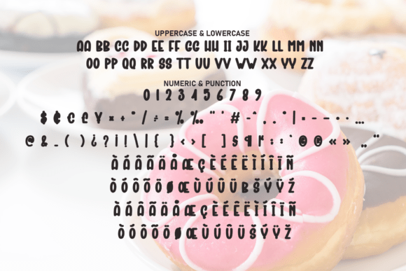 Donuts Time Font PNG with transparent background - Preview 6