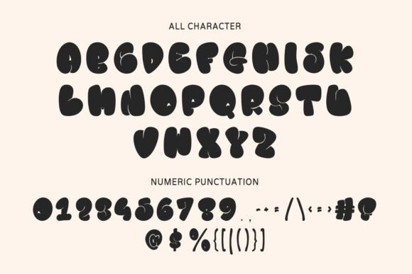 Drop Drips Font PNG with transparent background - Preview 6