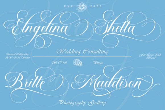 Elemental Calligraphy Font - Preview 5