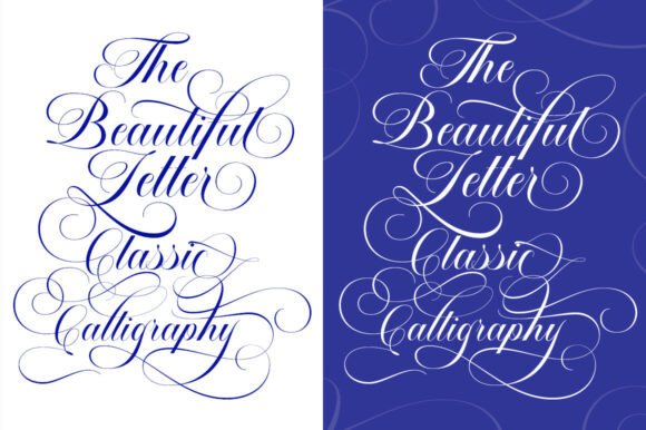 Elemental Calligraphy Font - Preview 6