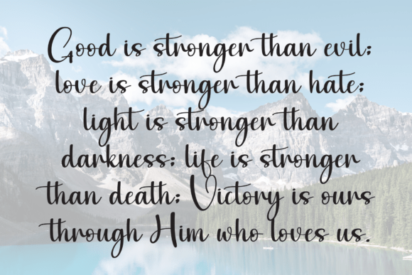 Fathers Best Font font preview - 5