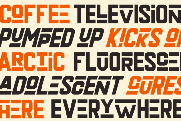Groomy Font PNG with transparent background - Preview 5