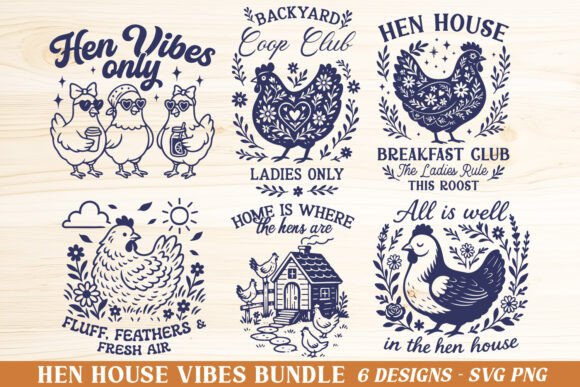 Hen House SVG Bundle | Farmhouse Chicken