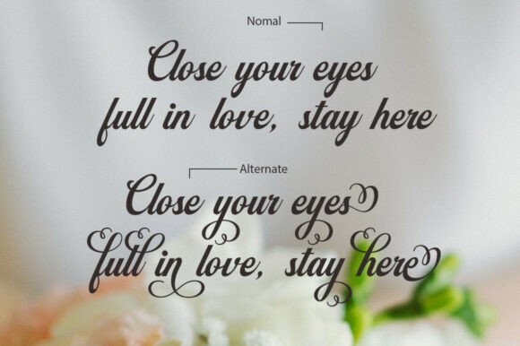 Mombin Script Font PNG with transparent background - Preview 2