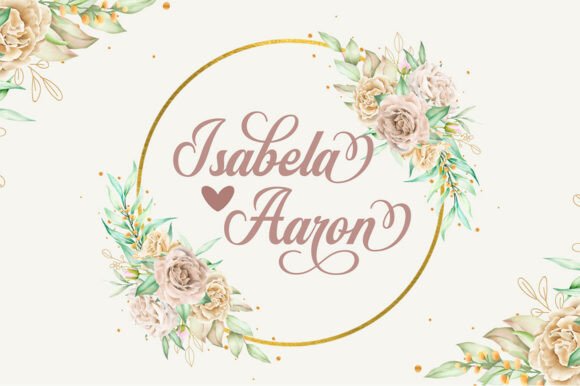 Mombin Script Font PNG with transparent background - Preview 4