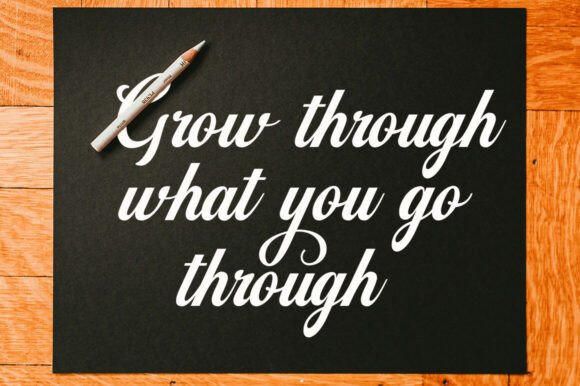 Mombin Script Font PNG with transparent background - Preview 5