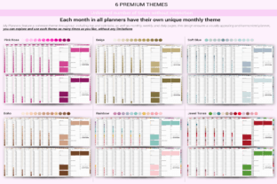 🌸 Pink Rose Digital Planner 2025 2026 2027 Graphic by Plamarplanners ...