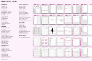 🌸 Pink Rose Digital Planner 2025 2026 2027 Graphic by Plamarplanners ...