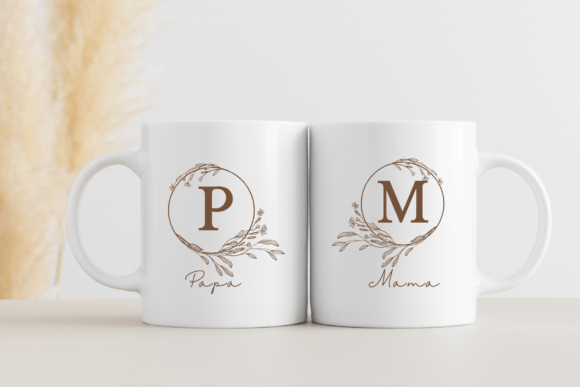Pretty Monogram Font font preview - 5