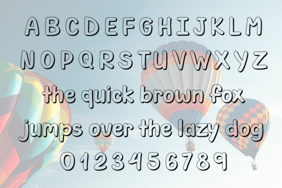 Really Big Font PNG with transparent background - Preview 1