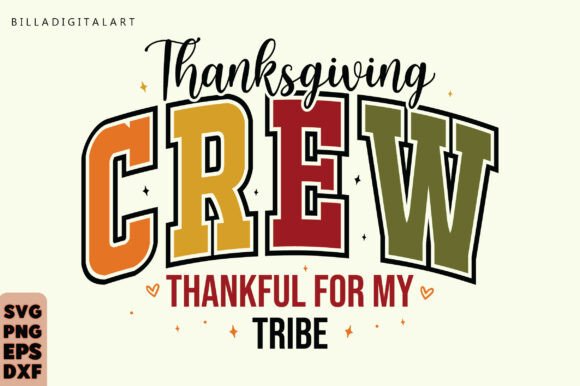 Thanksgiving Crew SVG, Funny Autumn SVG