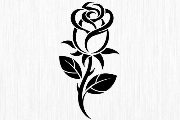 Rose Flower Svg, Floral Svg Grafica Creazioni Di VECTOR AREA
