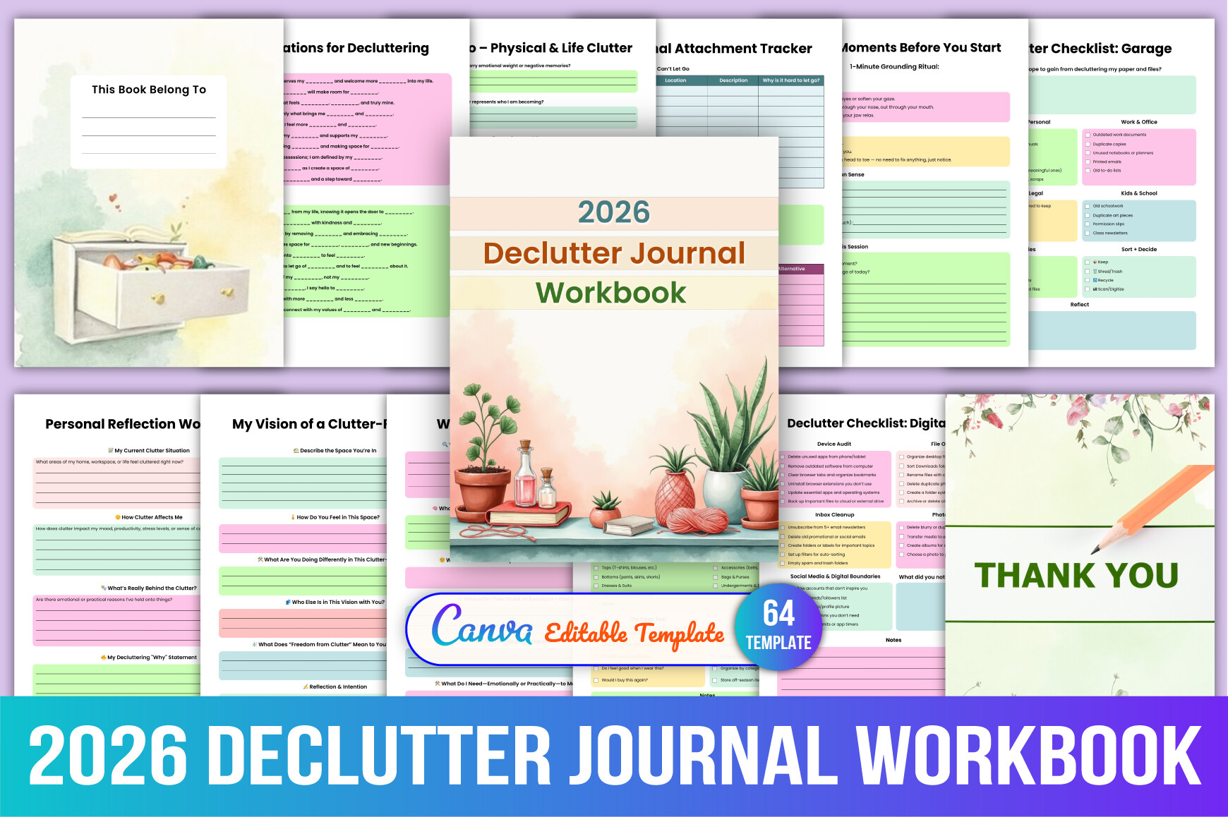 2026 Declutter Journal Workbook Graphic by KDPMart · Creative Fabrica