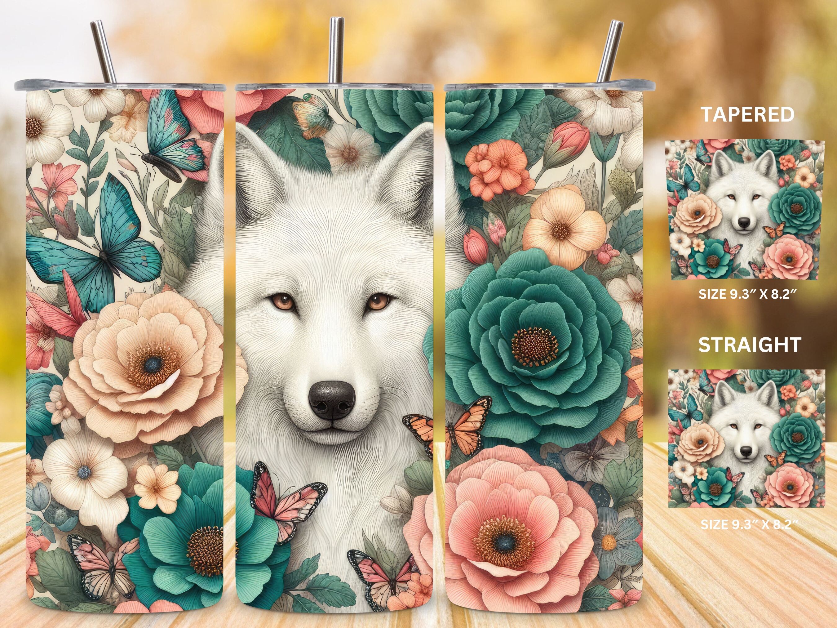20ozWolf Tumbler Wrap Graphic by Puma Prints · Creative Fabrica
