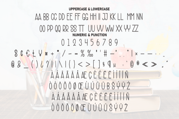 Alphabet Font - Preview 6