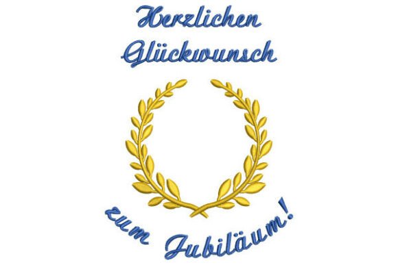 Anniversary Collage – German Lettering