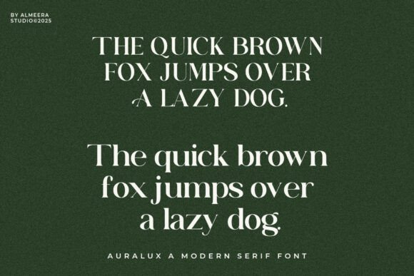 Auralux Font - Preview 1
