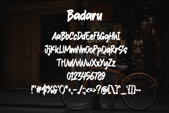 Badaru Font - Preview 1