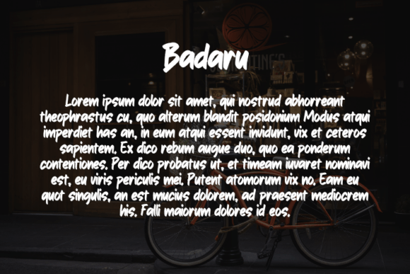 Badaru Font - Preview 2