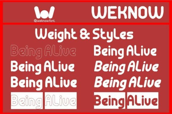 Being Alive Font font preview - 6