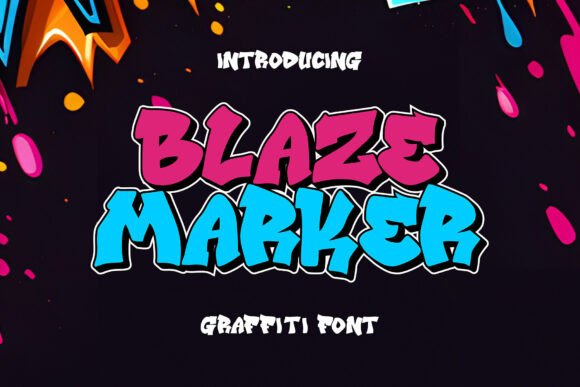 Blaze Marker Font - Preview 3