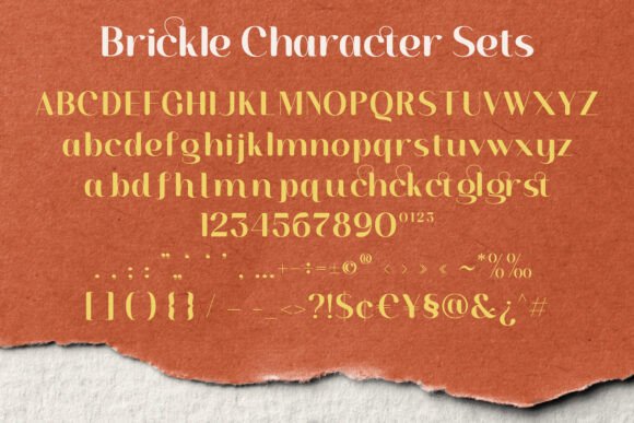 Brickle Font - Preview 1