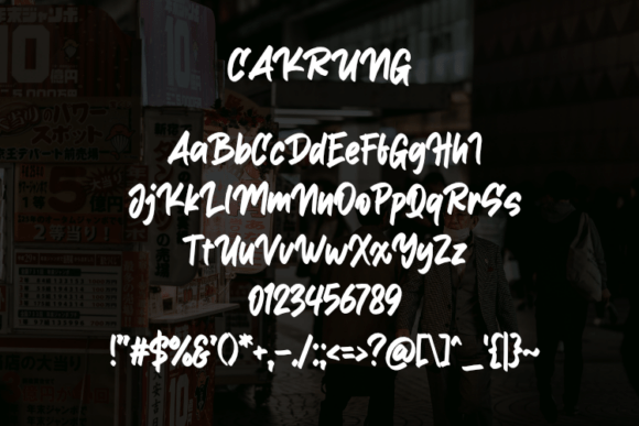Cakrung Font - Preview 1