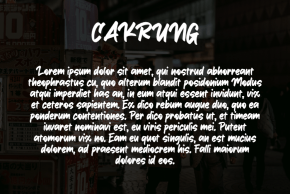 Cakrung Font - Preview 2