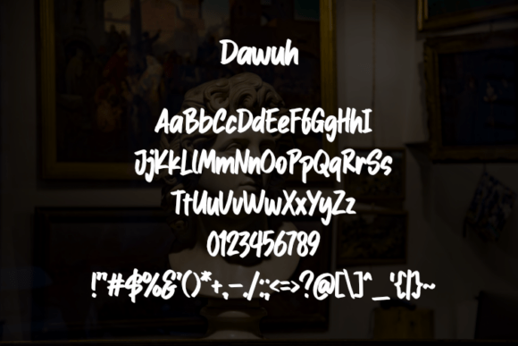 Dawuh Font - Preview 1