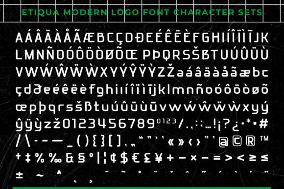 Etiqua Font - Preview 3