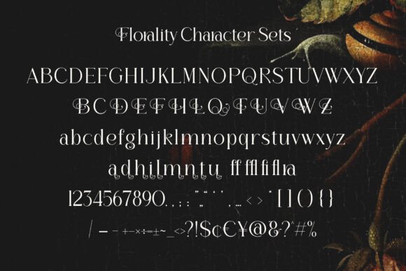 Florality Font - Preview 1