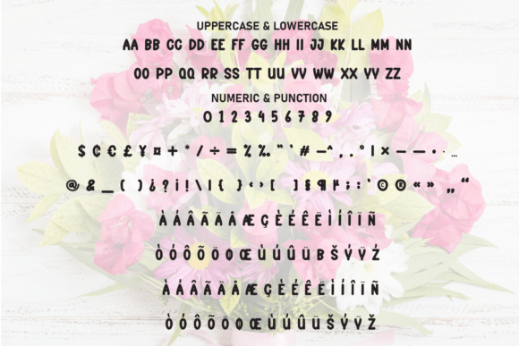 Flower Bouquet Font - Preview 6