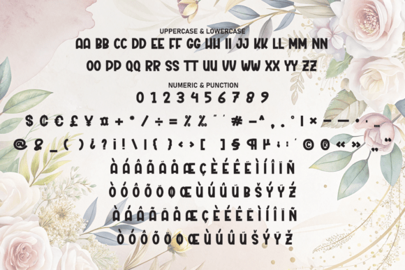 Flower Font - Preview 6