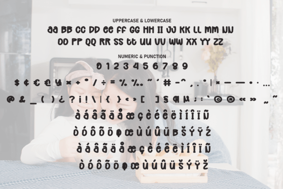 Home Mama Font PNG with transparent background - Preview 6