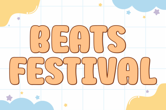Magic Cloud Font PNG with transparent background - Preview 1