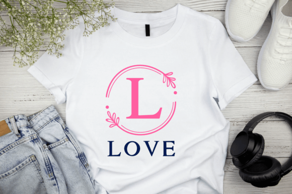 Monogram Family Leaf Font PNG with transparent background - Preview 3