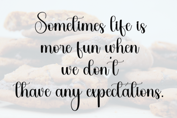 Morning Sunny Font font preview - 3