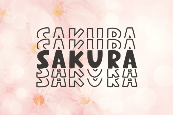 Novox Stacked Font PNG with transparent background - Preview 2