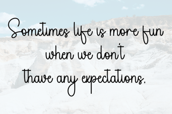 Pleasure Font PNG with transparent background - Preview 4