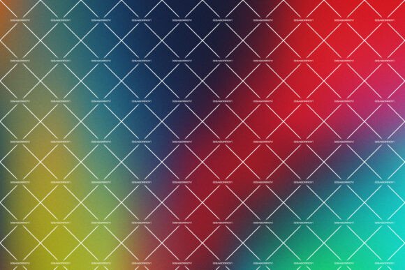 Rainbow Color, Blue Abstract Background