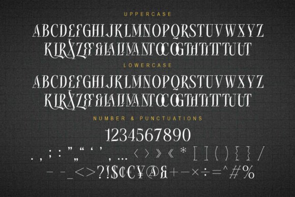 Roxante Font PNG with transparent background - Preview 4