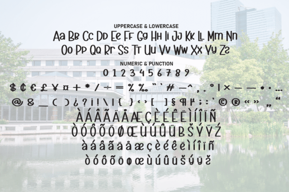School River Font PNG with transparent background - Preview 6