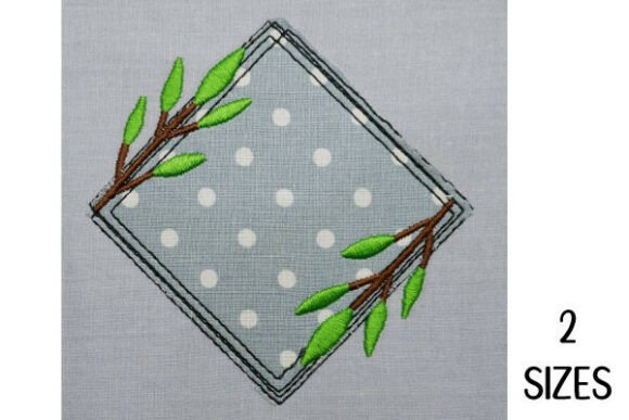 Wreath Doodle Frame with Leaves