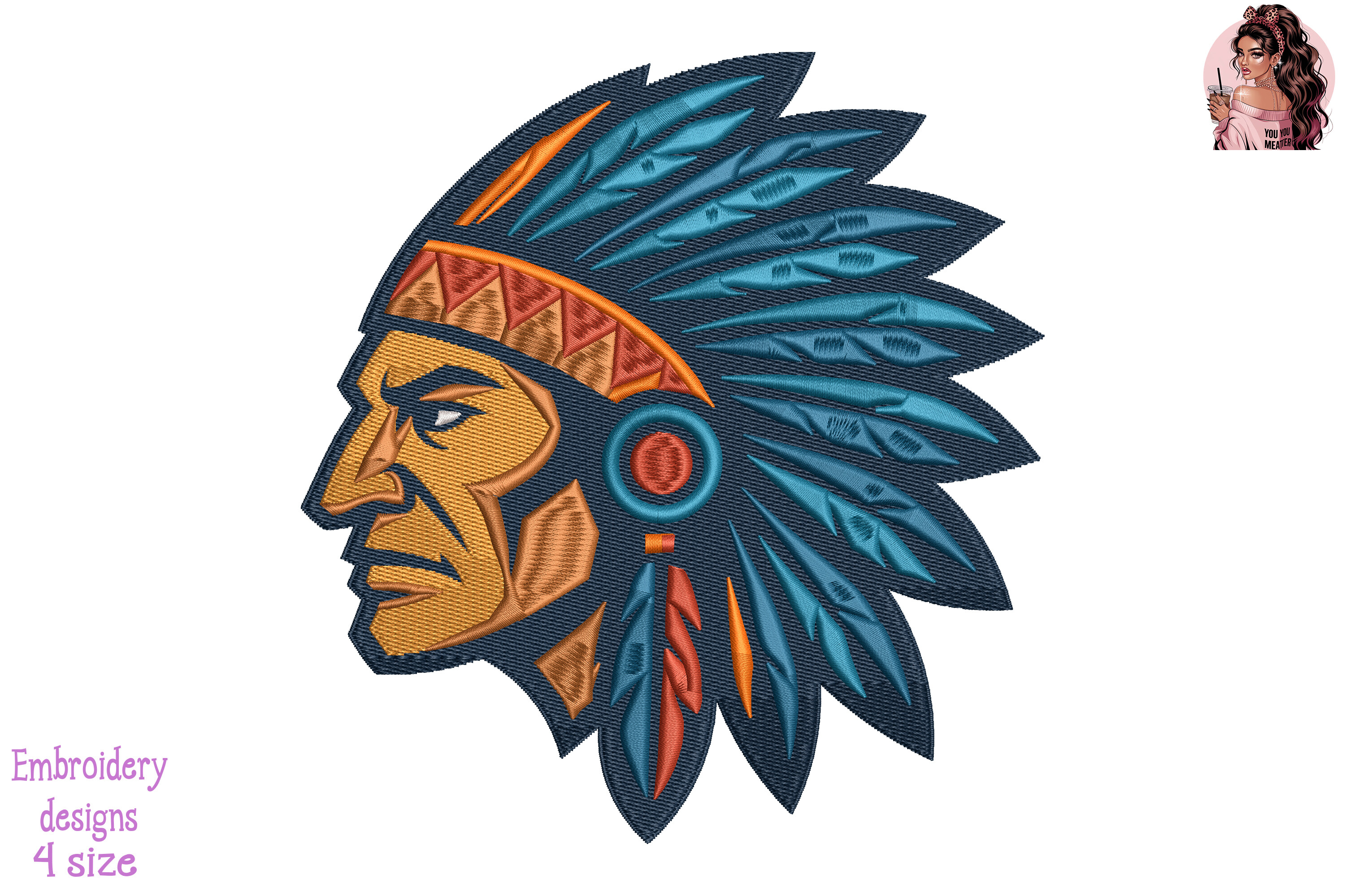 Bold Tribal Chief