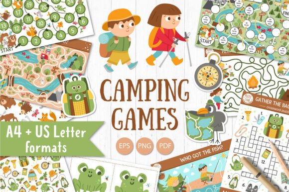 Camping games and activities for kids
